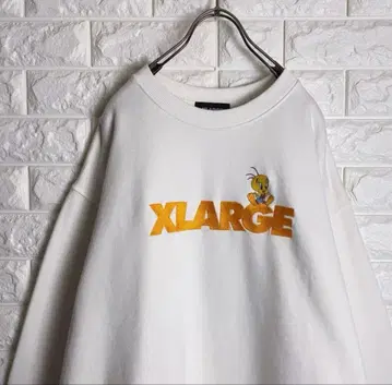 XLARGE TWEETY 엑스라지 자수 로고 맨투맨 트레이닝복