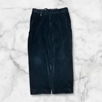 코듀로이 다크 네이비 스트레이트 팬츠