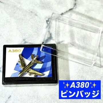 에어버스 A380 핀 배지 골드 호누 ANA 골드 컬러