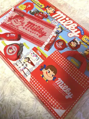 미사용 새상품 점포용 후지야 밀키 페코짱 미니 잡화