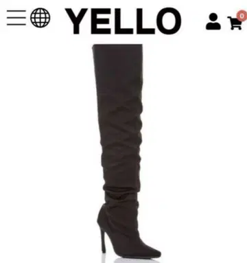 YELLO SHOES 블랙 롱 부츠