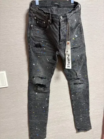 purple P001 LOW RISE SKINNY JEAN size30