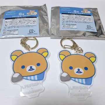 리락쿠마 아크릴 키링