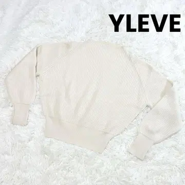 [새상품급] YLEVE 터틀넥 니트 스웨터 화이트