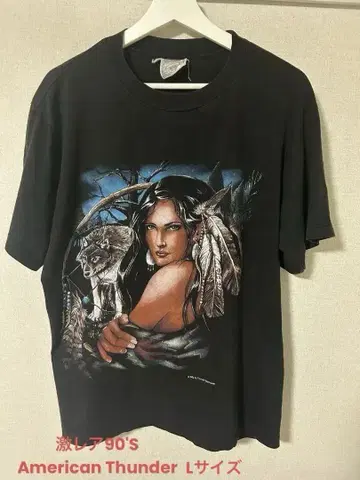 초레어 90'S American Thunder 티셔츠 빈티지