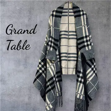 Grand Table 담요 판초 코트 숄 케이프 코트