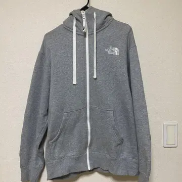 THE NORTH FACE 그레이 지퍼 후드티 M 그레이