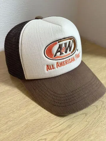 A&W 트래커 캡 베이지/브라운