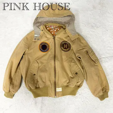 레어 PINK HOUSE 플라이트 자켓 밀리터리 빈티지 패치