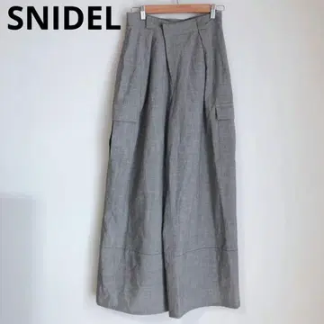 스나이델 와이드 팬츠 캐주얼 팬츠 루즈핏 여성 하의 그레이