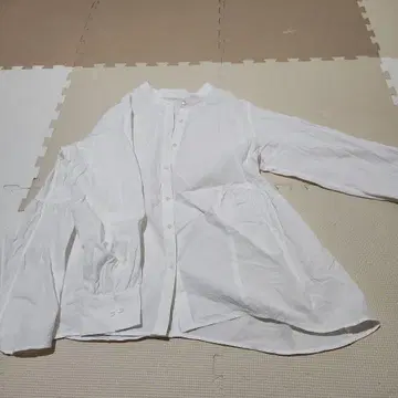 북유럽, 생활 잡화점  사이드 개더 블라우스 화이트 M