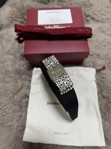 (미사용) Salvatore Ferragamo 바라 리본 머리띠