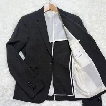 래드 뮤지션 테일러드 자켓 S 울 차콜 그레이