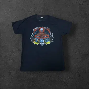 80s Harley-Davidson 스컬 T셔츠 M 사이즈
