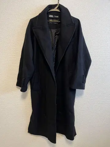 ZARA MANTEC0 블랙 롱 코트