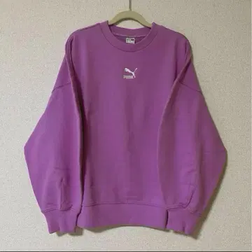 [ 새상품급 ] PUMA CLASSICS 오버 사이즈 크루 맨투맨