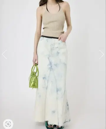 MOUSSY HIGH BLEACHED MERMAID 스커트