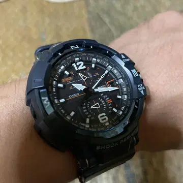 CASIO G-SHOCK 스카이콕피트 다크 블루 손목시계