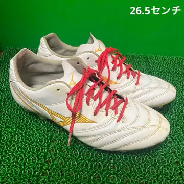 미즈노 축구 스파이크 모나르시다 NEO 2 SW (화이트 x 골드)