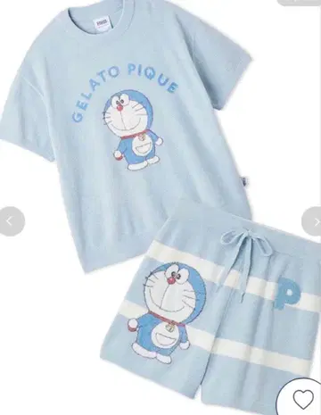 GELATO PIQUE 도라에몽 자카드 풀오버 숏팬츠