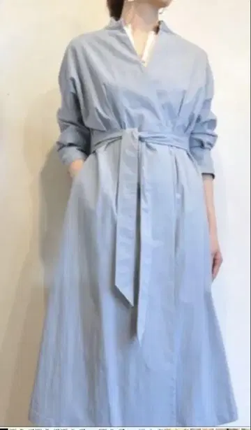margaux 마르고 원피스 블루 F 사이즈