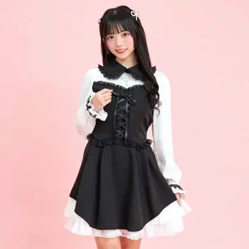 시크릿허니 사이드업 스커트 뷔스티에 원피스