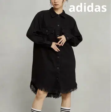 adidas Originals 프린지 셔츠 원피스