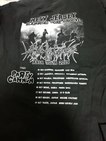 waking the cadaver 아시아 투어 XL