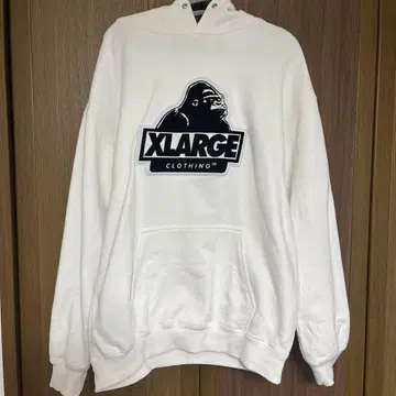 XLARGE 화이트 후드티