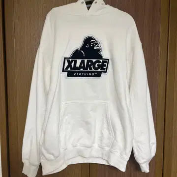 XLARGE 화이트 후드티