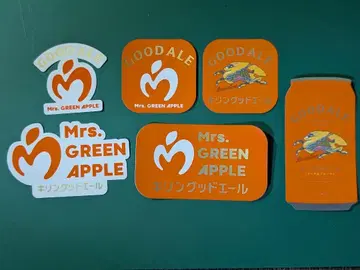 기린 굿에일 Mrs.GREENAPPLE 오리지널 스티커