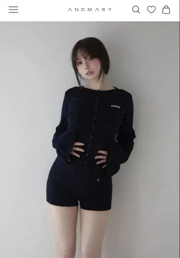 andmary Pansy knit set up