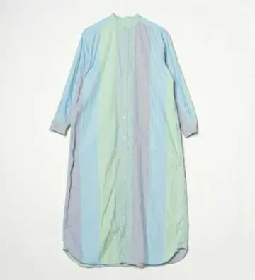 BEAMS BOY / 멀티 스트라이프 스탠드 카라 원피스