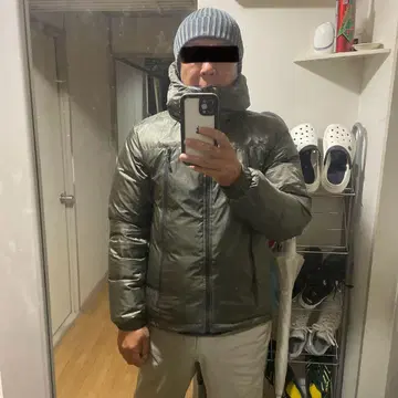 후드 부착 다운 자켓