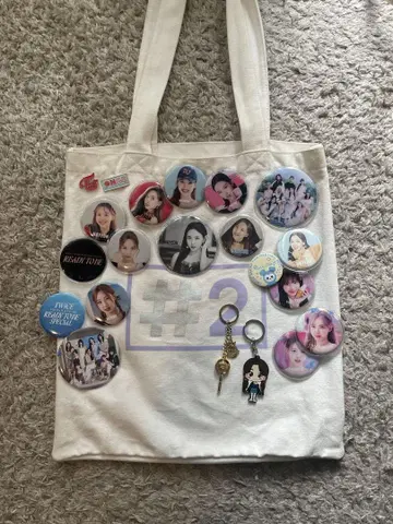 TWICE 토트백 나연 캔배지