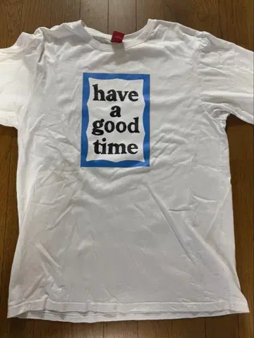 have a good time T셔츠 L 사이즈 화이트