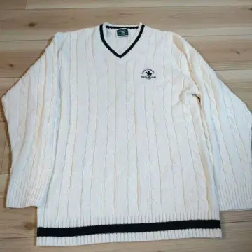 산타 바바라 폴로 케이블 니트 스웨터