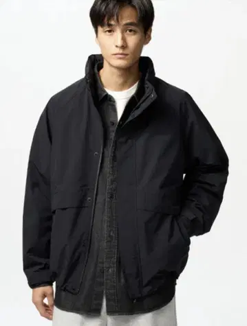 UNIQLO 윈드프루프 스탠드 블루종 XXL