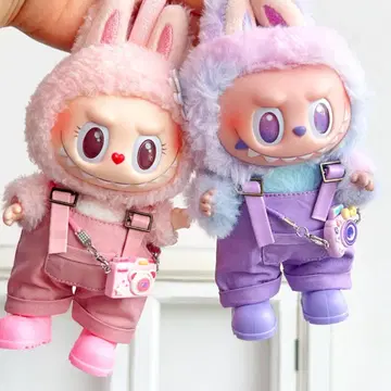 LABUBU 라부부 4종 퍼플 인형옷 인형옷 옷 갈아입기 의류 17cm