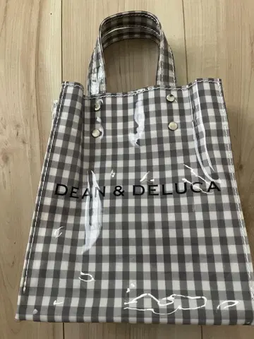 DEAN & DELUCA TEMBEA 체크 무늬 토트백