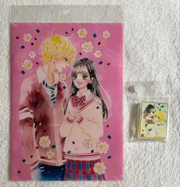 리본전 무라타 마유 허니 레몬 소다 노블 아트 클리어 파일