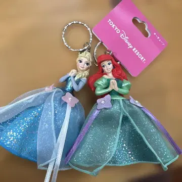 가격 인하! 엘사 아리엘 드레스형 키링
