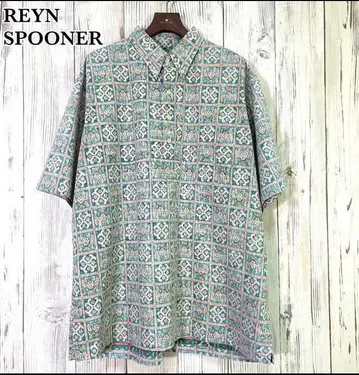 REYN SPOONER 알로하 셔츠 XXL