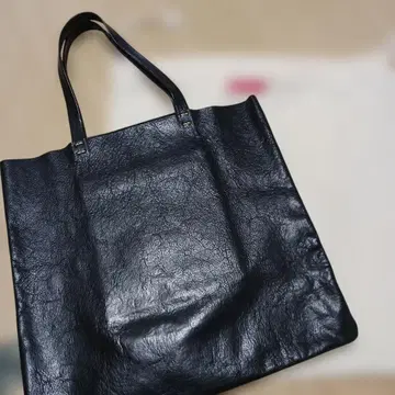 새상품급 에이도트 가죽 토트백 수납 가방 포함 블랙