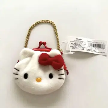 헬로키티 HELLO KITTY 페이스형 동전 지갑 개구리 입 20년 전
