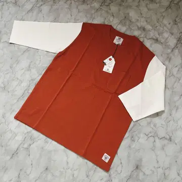 남성용 Branch works 긴팔 티셔츠 7부 소매 M 사이즈