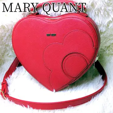 MARY QUANT 마리콴트 하트 다이컷 2WAY 숄더 빨간색