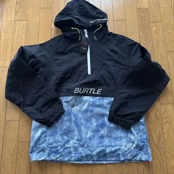 작업복 미사용품 BURTLE 후드 부착 나일론 자켓
