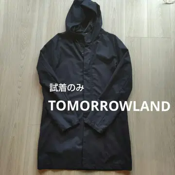 [ 컨디션 최상 ] TOMORROWLAND 네이비 얇은 소재 코트
