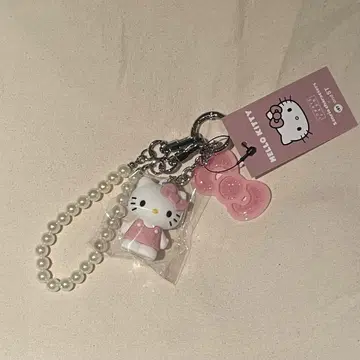 로리즈팜 퀼팅 키 참 핑크